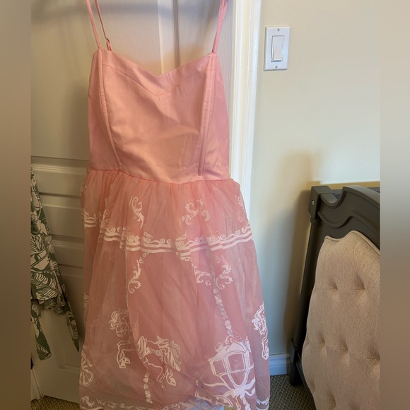Unique Vintage Dresses & Skirts - 🦃 Unique vintage carousel princess pink dress XL NWT